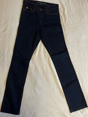 Second Yoga Navy Straight-Leg Women's Jeans